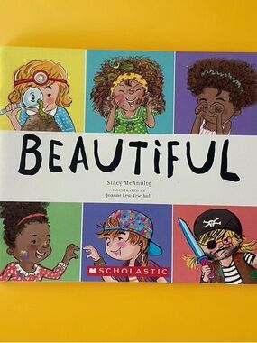 Kids Paperback Beautiful by Stacy McAnulty Book About Self-love, Confidence